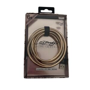 Ed Hardy Gold USB-C Charging Cable